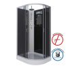 Душевая кабина Niagara Classic 35121433LBKT 120х80 асимметричная без крыши ориентация левая