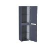 Шкаф-пенал Iddis Edifice EDI40D0i97 40х150 подвесной цвет серый