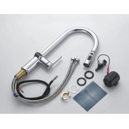 Смеситель для кухни Knotlor KN-100 на мойку хром