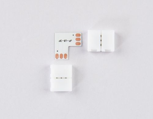 Соединитель угловой L для светодиодной ленты 2835 12/24V (3 контакта) GS6601 (10 шт.) Ambrella Light illumination (иллуминатион) GS6601 - фото 3