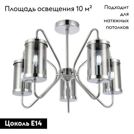 Люстра потолочная Evoluce Valieri (Валиери) SLE102302-05
