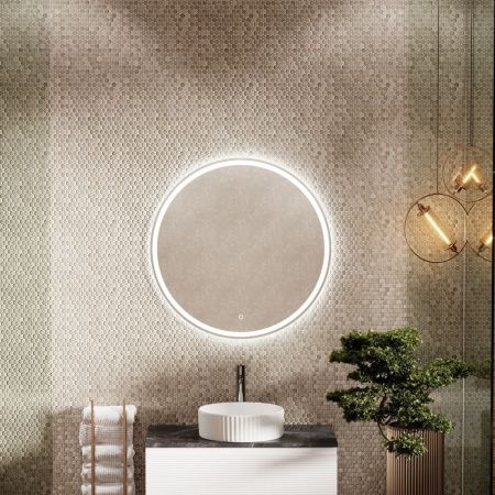 Зеркало с подсветкой Sancos Bella BE800 80х80 подвесное