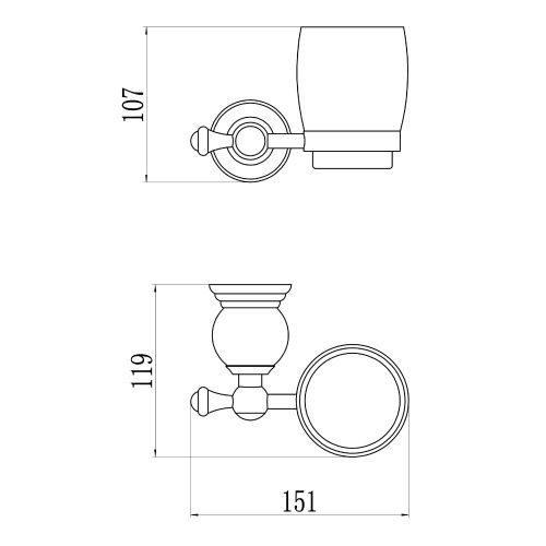 Стакан Savol S-005758B - фото 3