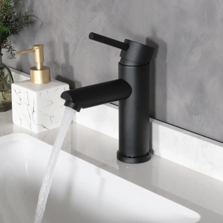 Смеситель Gid Cascada Berlin SS080-BM-K (SS080BMK) на раковину черный матовый