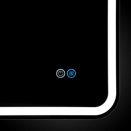 Зеркало с подсветкой и антизапотевателем Vincea VLM-3VC800-2 80х60 подвесное