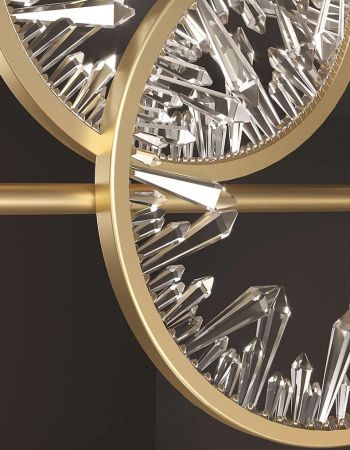 Люстра подвесная Delight Collection Bartlett (Бартлетт) XD-120B gold