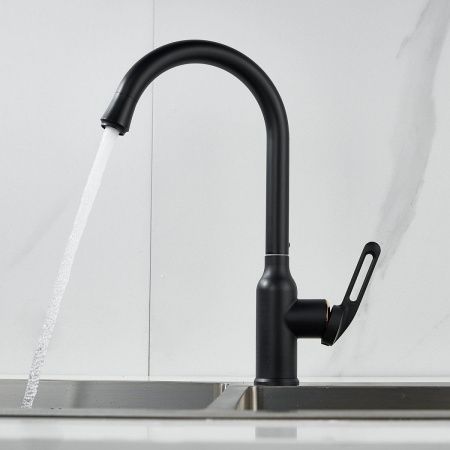 Смеситель для кухни Raffine F103H на мойку черный