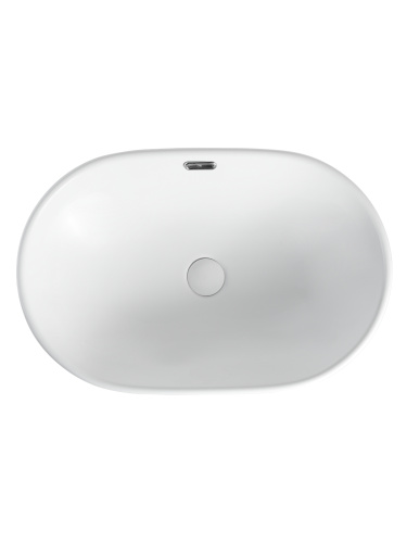 Раковина Orange 60 см B05-600W встраиваемая цвет белый глянцевый - фото 3