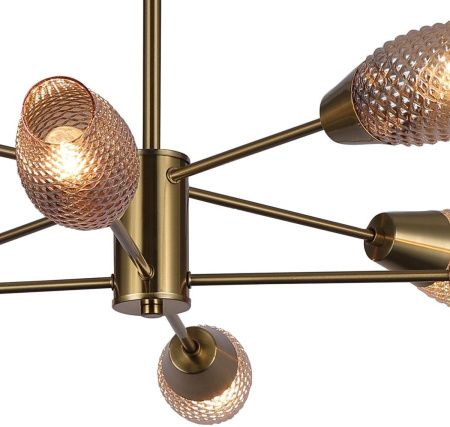 Люстра на штанге Escada Desire (Десире) 10165/8PL Copper