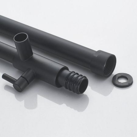 Душевая стойка Shevanik S6136H настенная цвет черный