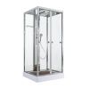 Душевая кабина AvaCan Z Z1910LED 100х100 квадратная с крышей ориентация универсальная