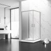 Душевой уголок Veconi Rovigo RV83-100-01-C5 120х80 стекло прозрачное профиль никель без поддона