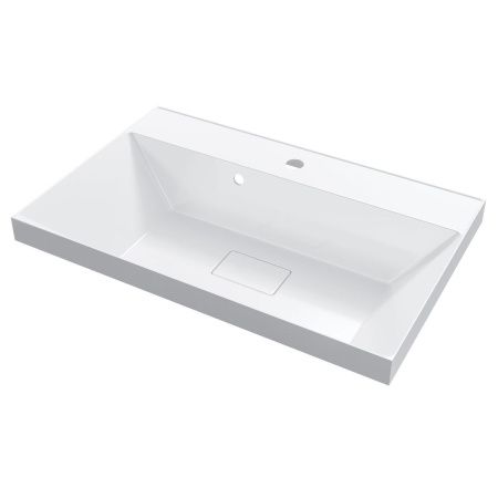 Раковина из искусственного камня Uperwood Classic New 291021025 70х50 полувстраиваемая цвет белый