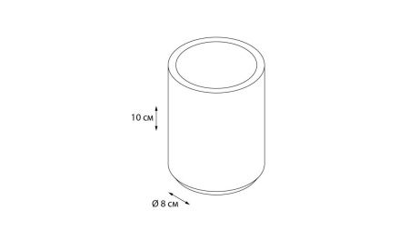 Стакан для зубных щеток Fixsen Rich FX-251-3