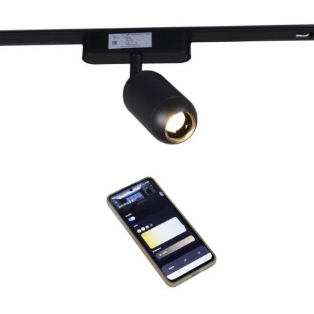 Трековый магнитный светильник Reluce 13009-9.3-001UR magnetic Led7W BK CCT+SMART