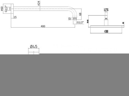 Душевая система Paffoni Light KITLIG011BOKING встраиваемая в стену цвет белый