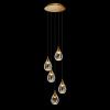 Светильник потолочный Delight Collection Stilla (Стилла) MD24001004-5A gold/clear