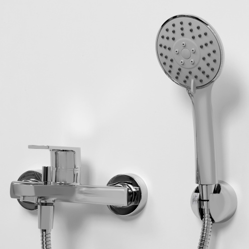 Смеситель для ванны и душа WasserKRAFT Dill 6100 6101 настенный хром - фото 3