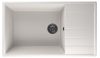 Кухонная мойка Ulgran Quartz Prima 860-01 86х50 цвет белый