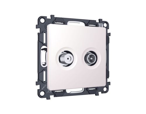 Комплект механизма розетки TV оконечной + SAT 5-862MHz 3.5dB/950-2150MHz 3.5dB Ambrella Volt MA MA213310 - фото 3