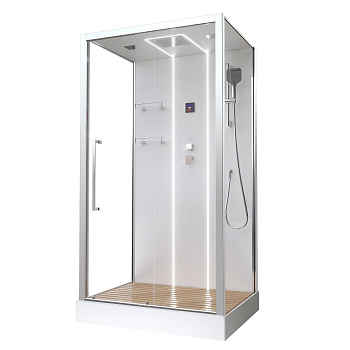 Душевая кабина Acquazzone Melissa 110 110х80 прямоугольная с крышей ориентация универсальная