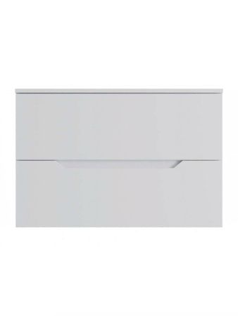 Тумба под раковину Orange Line Li-80TuwMDF 80х50 подвесная цвет белый