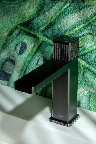 Смеситель автоматический Boheme Quad 159-GM на раковину графит матовый - фото 2