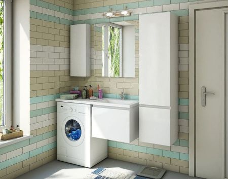 Тумба с раковиной Эстет Dallas Luxe ФР-00009674 40х50 подвесная цвет белый