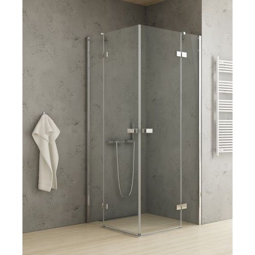 Душевой уголок New Trendy REFLEXA Chrome EXK-5185 120х110 стекло прозрачное профиль хром без поддона - фото 2