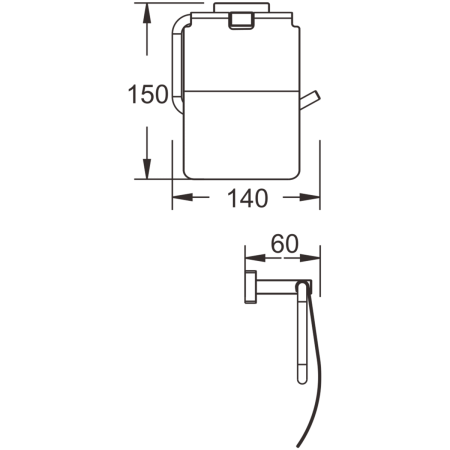 Бумагодержатель BELZ B90303
