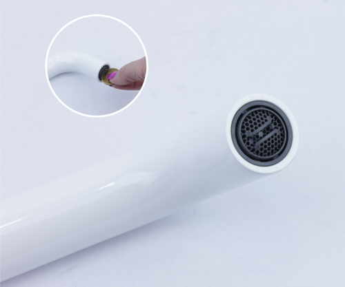 Смеситель для раковины Bronze de Luxe SCANDI 14511W встраиваемый в стену белый - фото 4