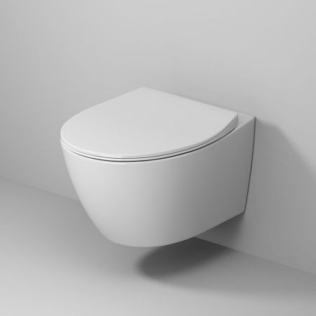 Унитаз подвесной Grossman Торнадо GR-4405SQ белый с сиденьем микролифт безободковый смыв торнадо