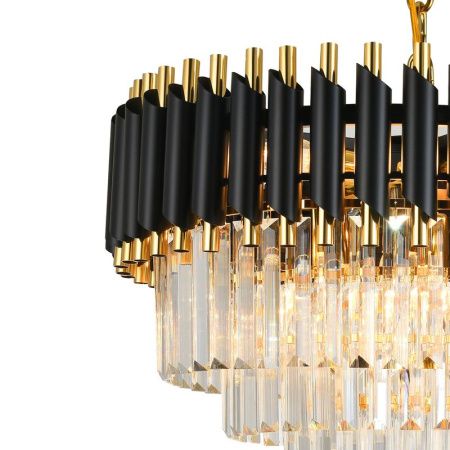 Люстра подвесная Natali Kovaltseva DARIAN (ДАРИАН) DARIAN 76017/10C GOLD BLACK
