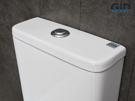 Унитаз напольный с бачком Gid Concavo Tn2124 (62244Y) белый с сиденьем микролифт безободковый