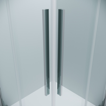 Душевая дверь Grossman Galaxy 1/2.K33.01.70.10.00 70х195 стекло прозрачное профиль хром глянцевый