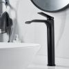 Смеситель для раковины Shevanik S4111H на столешницу черный