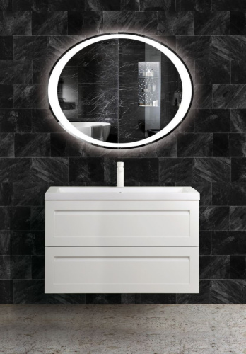 Тумба под раковину Art&Max PLATINO AM-Platino-900-2C-SO-BM 90х48х55 подвесная