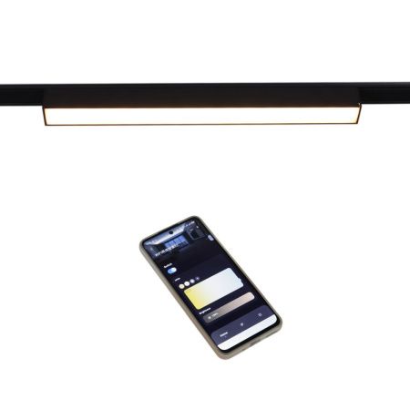 Трековый магнитный светильник Reluce 13003-9.3-001UR magnetic LED10W BK CCT+SMART