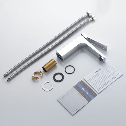 Смеситель Shevanik S4601 на раковину хром - фото 4