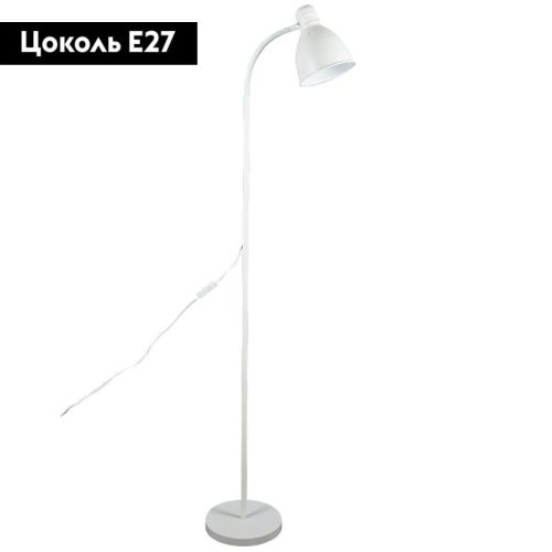 Торшер Uniel UML-T701 E27 WHITE - фото 2