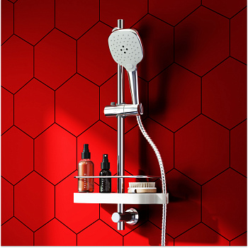 Душевой гарнитур Dorff Prime D0140000 настенный хром/белый