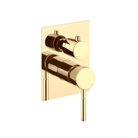 Смеситель для ванны и душа Webert Rimini RI880601010 настенный золото