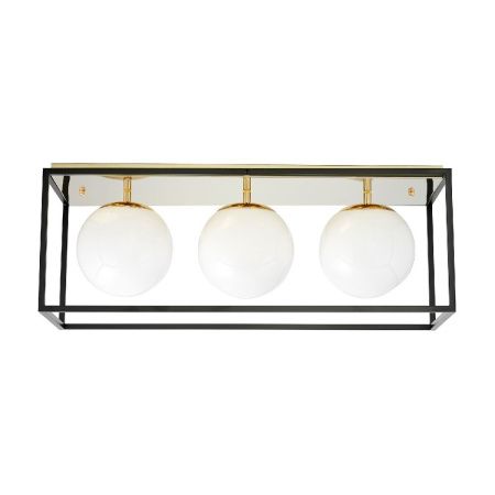 Светильник потолочный Lumina Deco Maldini (Малдини) LDC 8060-3 F.GD+BK