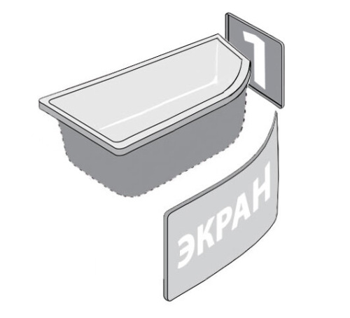 Ванна акриловая Тритон Бэлла Н0000020162 140х77 пристенная ассиметричная без каркаса - фото 3 Ванна акриловая Тритон Бэлла Н0000020162 140х77 пристенная ассиметричная без каркаса - фото 3