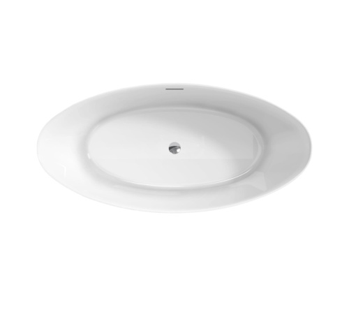 Ванна акриловая BelBagno BB707-1860-880 186х88 отдельностоящая полукруглая - фото 3