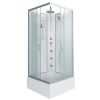 Душевая кабина Niagara Classic 11081424BKTG 90х90 квадратная без крыши ориентация универсальная