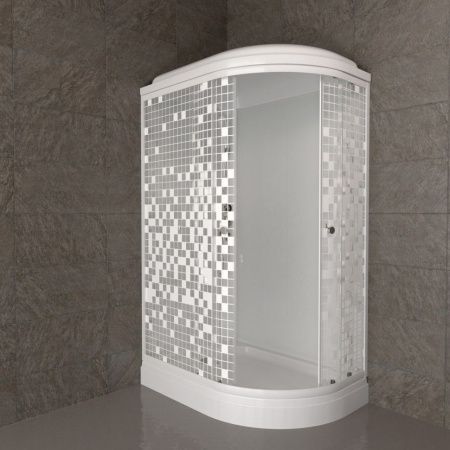 Душевая кабина Тритон Коралл Щ0000061817 120х80 асимметричная с крышей ориентация левая