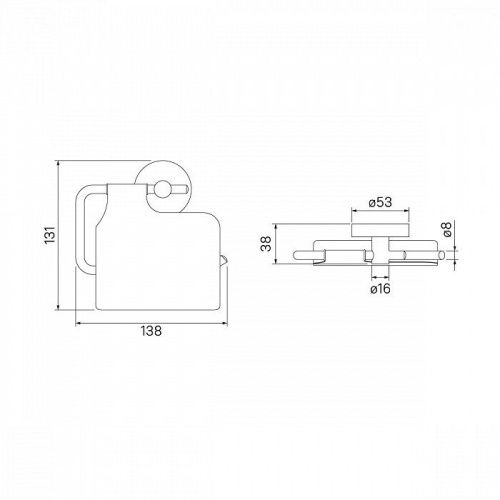 Бумагодержатель IDDIS Sena SENSSC0i43 - фото 2