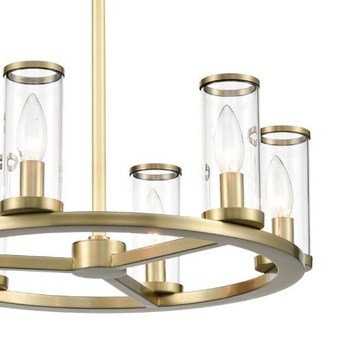 Люстра на штанге Delight Collection MD2061-6A br.brass - фото 3