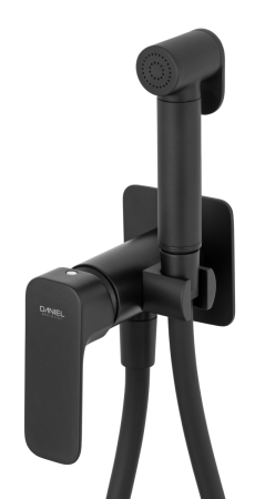 Гигиенический душ со смесителем Daniel TA645BP4DC15 черный